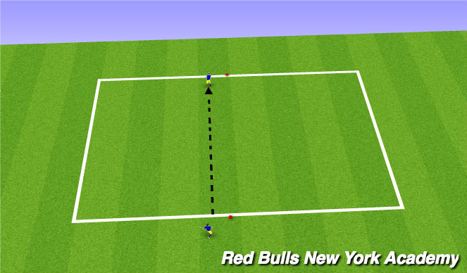 Football/Soccer Session Plan Drill (Colour): Technical Rep