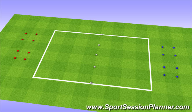 Football/Soccer Session Plan Drill (Colour): Screen 1