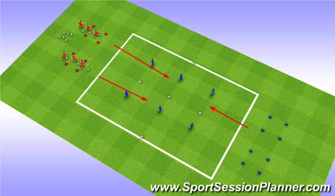 Football/Soccer Session Plan Drill (Colour): Screen 5