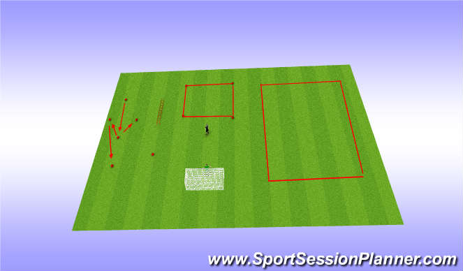 Football/Soccer Session Plan Drill (Colour): free movement