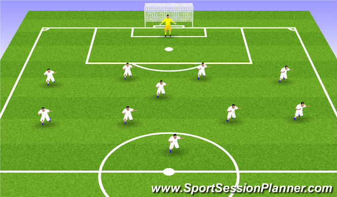 Football/Soccer Session Plan Drill (Colour): Screen 1