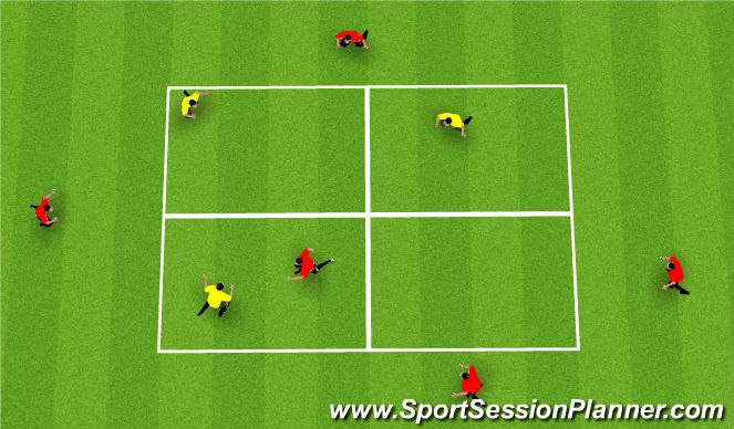 Football/Soccer Session Plan Drill (Colour): transition