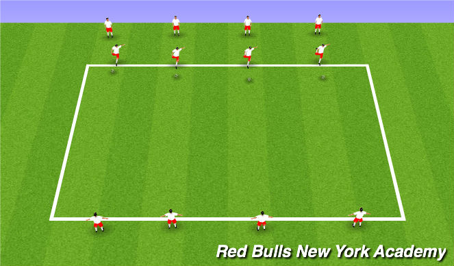 Football/Soccer Session Plan Drill (Colour): Technical