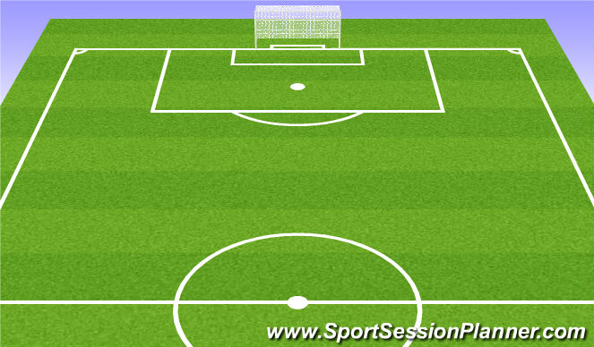 Football/Soccer Session Plan Drill (Colour): 5 v 5 Scrimmage