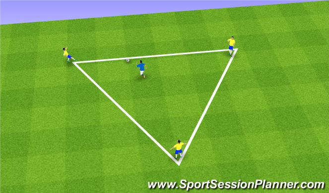 Football/Soccer Session Plan Drill (Colour): Adapted Game