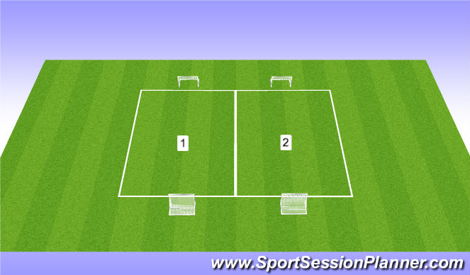 Football/Soccer Session Plan Drill (Colour): SST