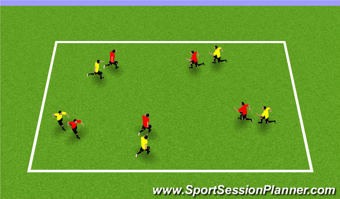 Football/Soccer Session Plan Drill (Colour): Hulla Hoops