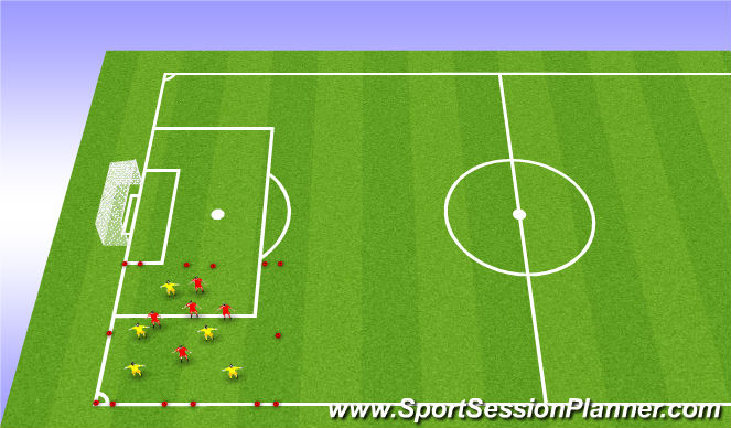 Football/Soccer Session Plan Drill (Colour): Play