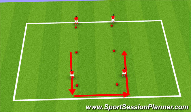 Football/Soccer Session Plan Drill (Colour): Screen 3