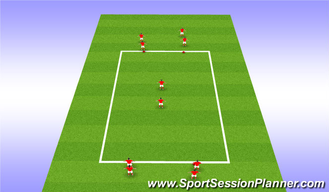 Football/Soccer Session Plan Drill (Colour): Screen 4