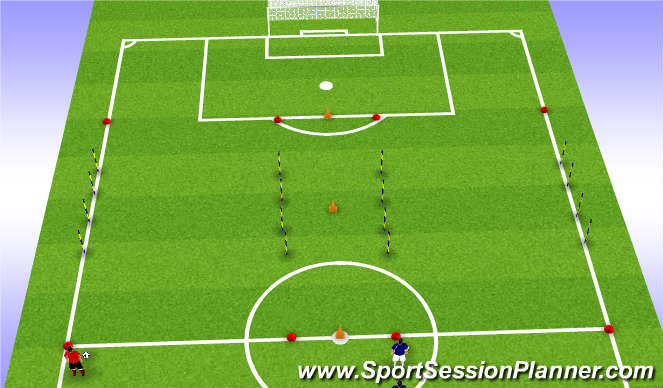 Football/Soccer Session Plan Drill (Colour): Screen 2