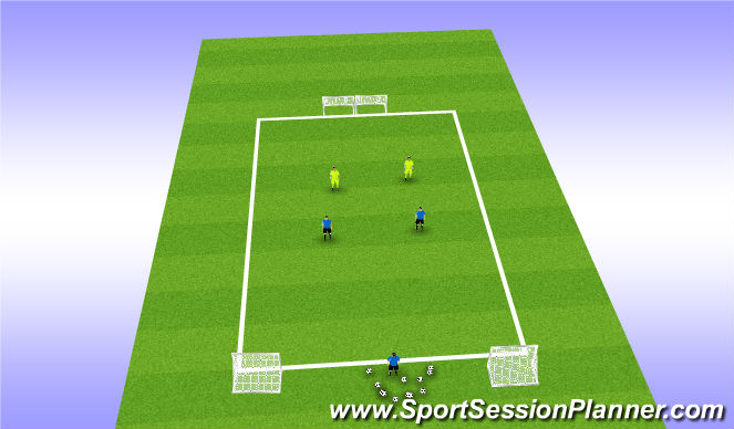 Football/Soccer Session Plan Drill (Colour): Screen 4