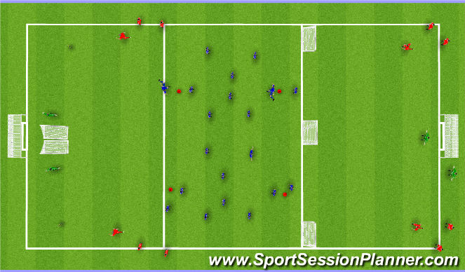 Football/Soccer Session Plan Drill (Colour): Screen 1