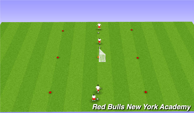 Football/Soccer Session Plan Drill (Colour): Technical Repititions