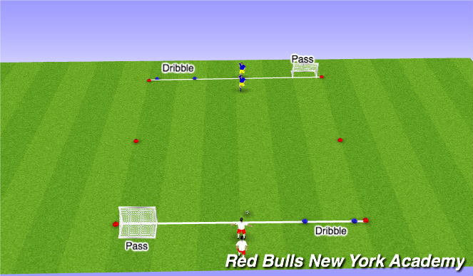 Football/Soccer Session Plan Drill (Colour): Skill Development