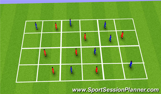 Football/Soccer Session Plan Drill (Colour): Arrival