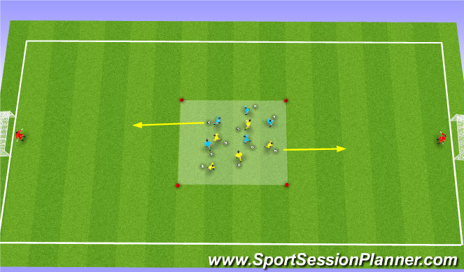 Football/Soccer Session Plan Drill (Colour): Screen 2