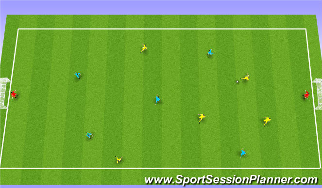 Football/Soccer Session Plan Drill (Colour): Screen 5