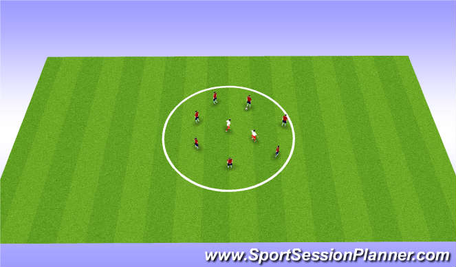 Football/Soccer Session Plan Drill (Colour): Screen 1