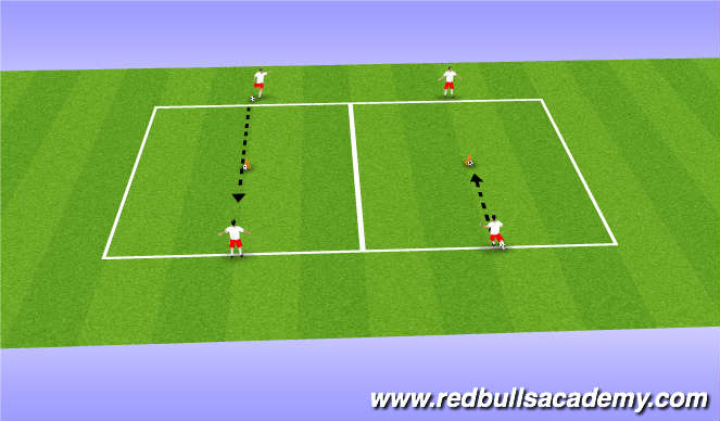 Football/Soccer Session Plan Drill (Colour): Main Theme - Shooting / Finishing