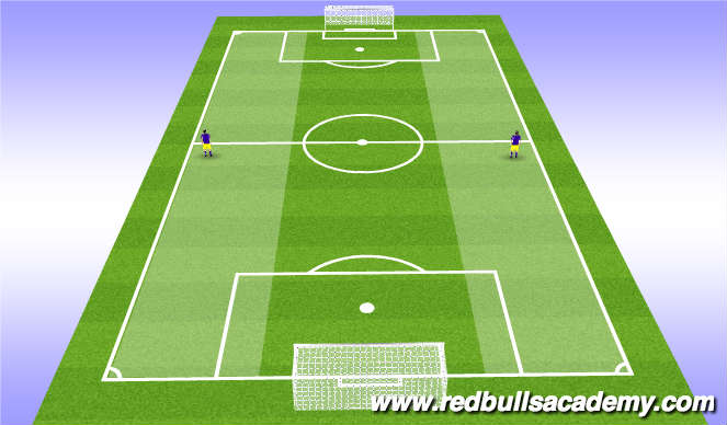 Football/Soccer Session Plan Drill (Colour): Outside Mids