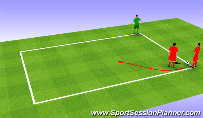 Football/Soccer Session Plan Drill (Colour): Screen 1