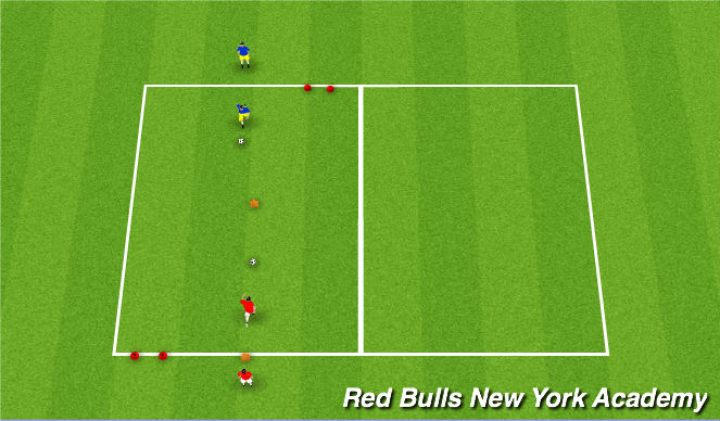 Football/Soccer Session Plan Drill (Colour): Technical