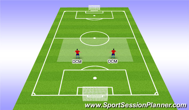 Football/Soccer Session Plan Drill (Colour): DCM