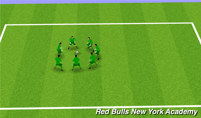 Football/Soccer Session Plan Drill (Colour): Tip Game