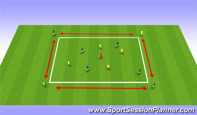 Football/Soccer Session Plan Drill (Colour): Screen 4