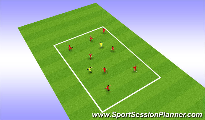 Football/Soccer Session Plan Drill (Colour): bib tag