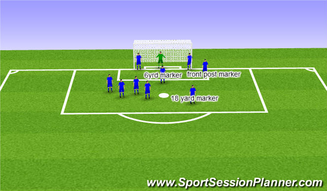 Football/Soccer Session Plan Drill (Colour): Screen 1