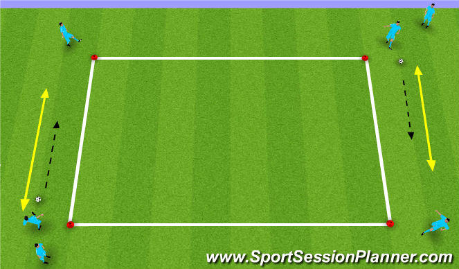 Football/Soccer Session Plan Drill (Colour): Technical