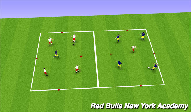 Football/Soccer Session Plan Drill (Colour): Screen 1