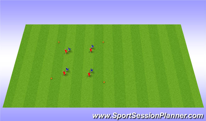 Football/Soccer Session Plan Drill (Colour): Teambuilding - Interview