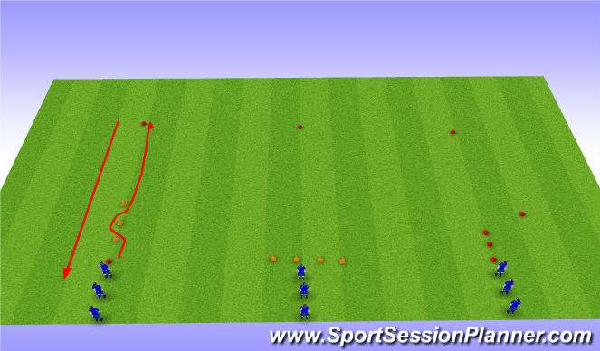 Football/Soccer Session Plan Drill (Colour): Screen 1