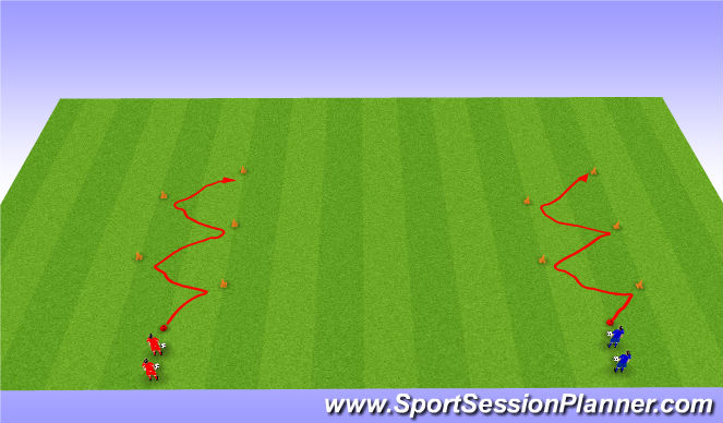 Football/Soccer Session Plan Drill (Colour): Screen 3