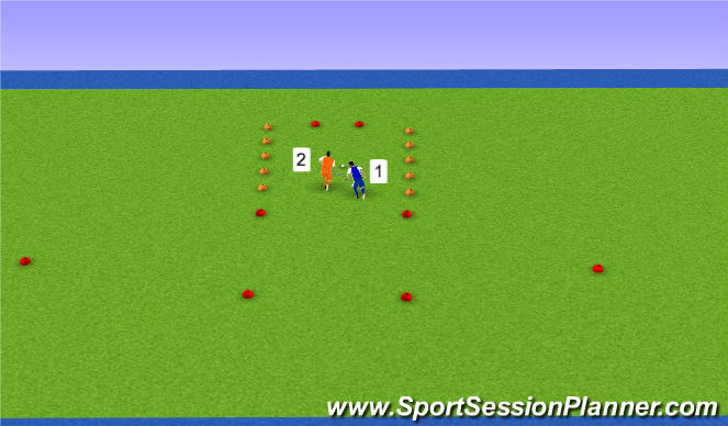 Hockey Session Plan Drill (Colour): Screen 2