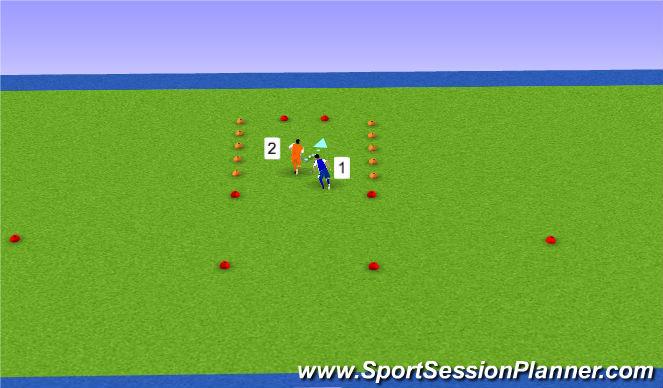 Hockey Session Plan Drill (Colour): Screen 3