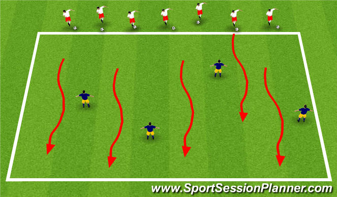 Football/Soccer Session Plan Drill (Colour): Screen 5