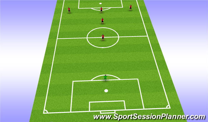 Football/Soccer Session Plan Drill (Colour): When Attacking