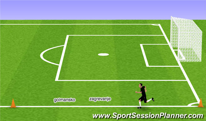 Football/Soccer Session Plan Drill (Colour): Screen 1