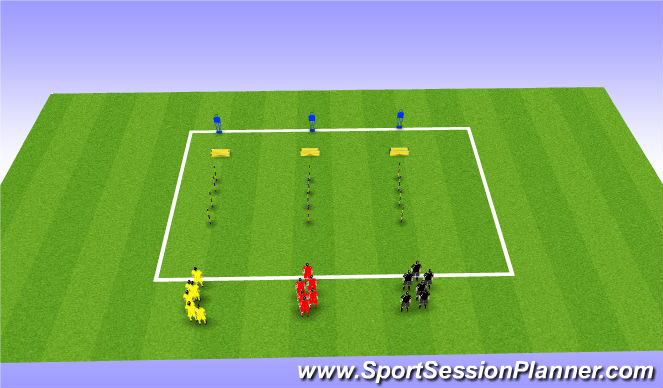 Football/Soccer Session Plan Drill (Colour): Screen 1