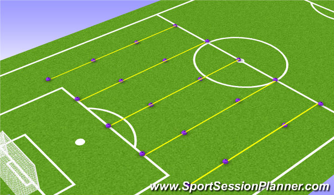 Football/Soccer Session Plan Drill (Colour): Screen 3