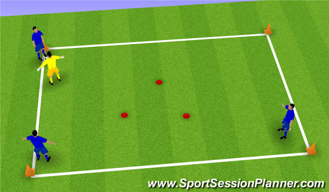 Football/Soccer Session Plan Drill (Colour): Screen 1