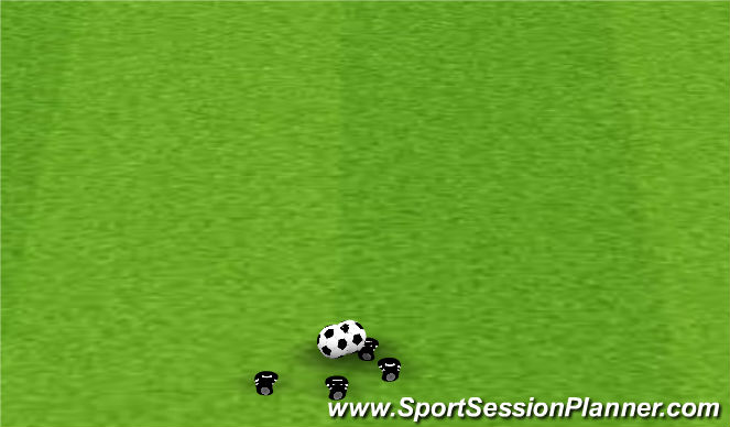 Football/Soccer Session Plan Drill (Colour): Animation 1