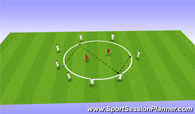 Football/Soccer Session Plan Drill (Colour): Screen 1