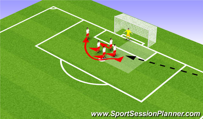 Football/Soccer Session Plan Drill (Colour): Screen 1