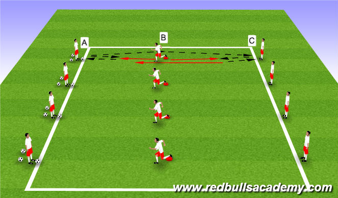 Football/Soccer Session Plan Drill (Colour): Main theme