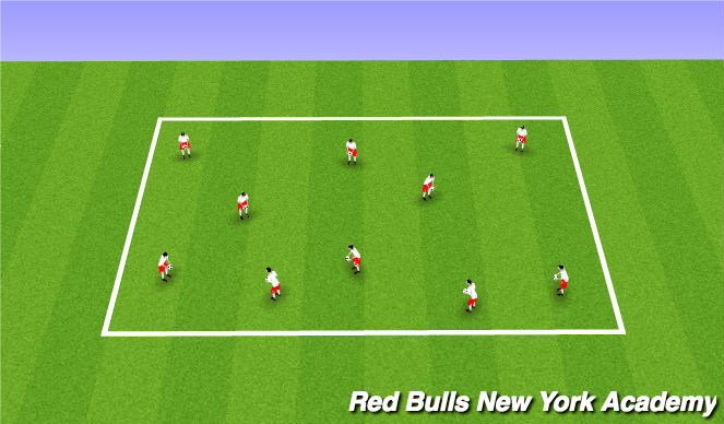 Football/Soccer Session Plan Drill (Colour): Main Theme 2